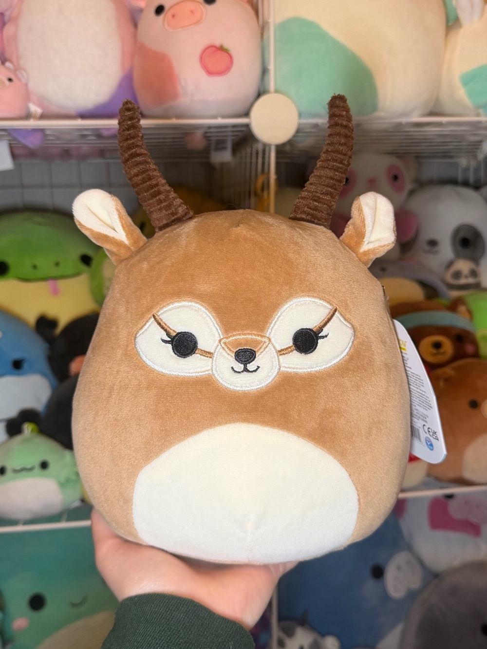 Squishmallows Squishmallow Adila the Tan Antelope w/Matte Horns 7" Stuffed Plush
